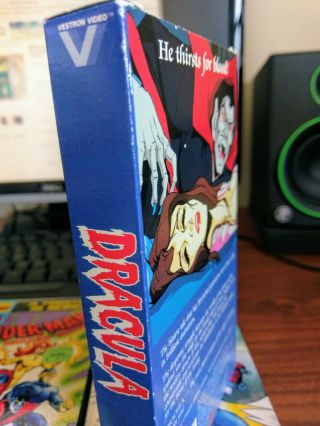DRACULA MARVEL TOMB OF HORROR 80 ' S ANIME JAPAN TOEI RARE VHS VESTRON VIDEO 3