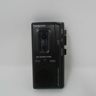 Craig Fp512 Vintage Rare Voice Activated Portable Micro Cassette Recorder