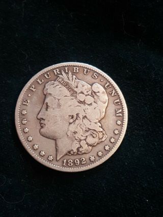 Key Date 1892 S Morgan Silver Dollar $1 Rare