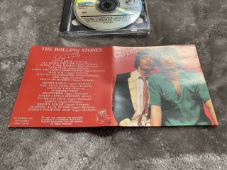Rare THE ROLLING STONES OUT ON BAIL 1978 U.  S.  TOUR 2 CD TSP - CD - 064 - 2 TMOQ 1990 7