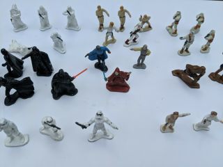 33 Rare Vintage Star Wars action figures die cast metal miniature LFL 1982 3