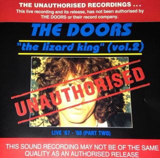 The Doors Lizard King (Vol.  2) Aus Live CD Rare Jim Morrison Light My Fire 2