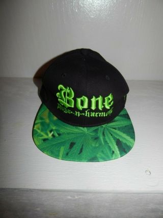 Rare Bone Thugs N Harmony Adjustable Hat Green Black Xxi Anniversary