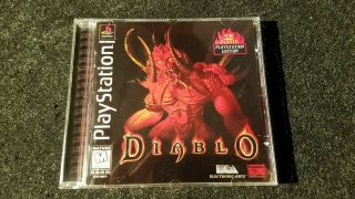 Diablo (sony Playstation 1,  1998) Rare Ps1 Video Game Cib Complete Classic Rpg