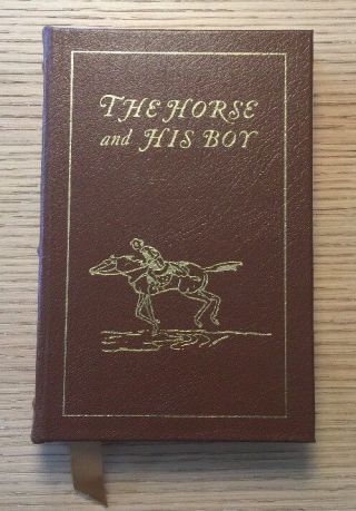 The Horse And His Boy Chronicles Of Narnia Rare Easton Press Leather Cs Lewis