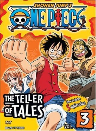 One Piece - Vol.  3: The Teller Of Tales (dvd,  2006,  Edited,  Dubbed) Rare,  Oop