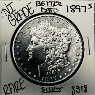 1897 S Morgan Silver Dollar Hi Grade U.  S.  Rare Coin 8318
