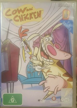 Cow And Chicken Rare Deleted Dvd Season 1 Tv Series Animation Cartoon Disc Two