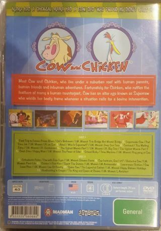 COW AND CHICKEN RARE DELETED DVD SEASON 1 TV SERIES ANIMATION CARTOON DISC TWO 2