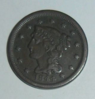 1844 Large Cent Rare Date