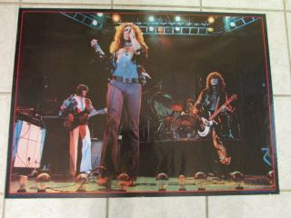 Vintage Rare 1976 Big O Led Zeppelin Poster