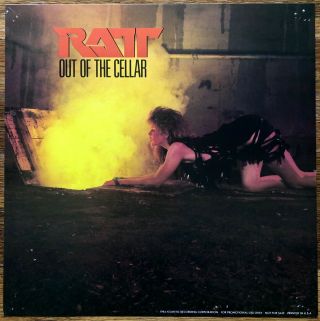 Ratt Out Of The Cellar Rare Promo 12 X 12 Poster Flat 1984