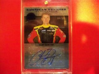Clint Bowyer 2014 Press Pass American Thunder Autograph Rare 8/10 Wow