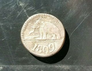 1809 Ceylon 48 Stiver Very Rare Coin