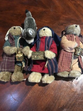 boyds bears nativity Four Piece Wise Man Accessory Set 567987 “ Rare” 8