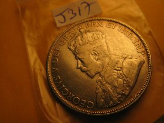 1936 Rare Keydate Canada 50 Cent Silver Coin Very Low Mintage Of 38500 Idj317.
