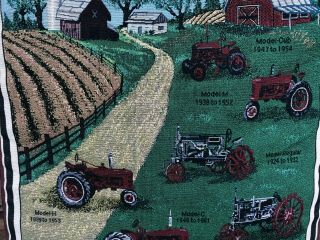 McCormick Deering Farmall International Harvester Tractor Cloth Banner RARE 3