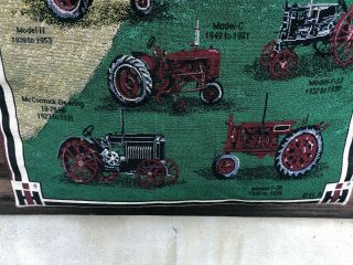 McCormick Deering Farmall International Harvester Tractor Cloth Banner RARE 5
