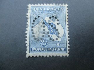 Kangaroo Stamps: Large Perf Os - Rare (f242)
