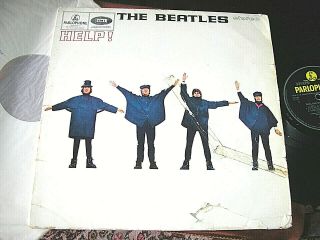The Beatles - Help Rare 1965 Uk Stereo Lp / Inner
