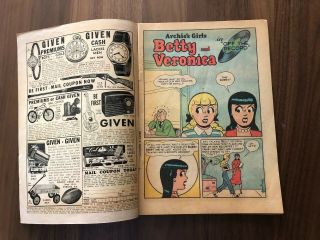 Archie ' s Girls Betty and Veronica 6 1952 Golden Age Comic Book Rare 2