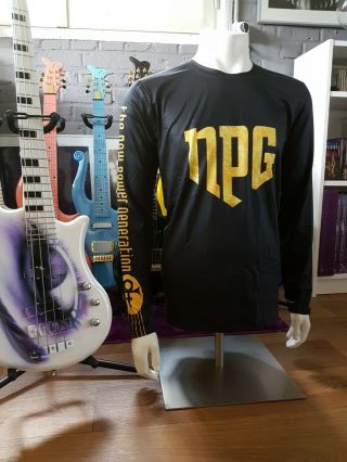 Prince Exclusive Shirt Npg Style Size Xl Rare Npg W2a Symbol