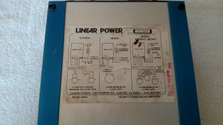 Linear Power 992iq LP Old School SQ Rare Blue Amp 4