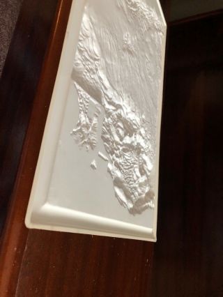 Rare Nystrom Raised Relief Model Map of the United States - Markable. 7