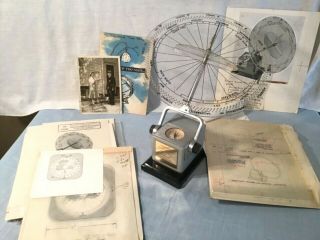 Rare Fred Royt Astronomical Locator & Sundial German Compass Design Plans