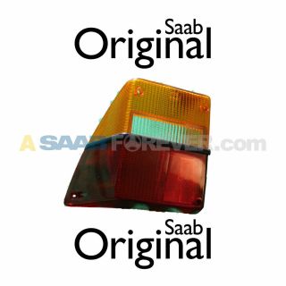 Saab 900 86 - 93 Drivers Left Rear Hatchback Tail Light Lens Only Oem Rare