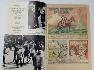 1970 Gold Key Comics Beneath The Planet of The Apes comic WITH Poster RARE 2