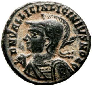 Licinius Ii (321 - 324 Ad) Rare Follis.  Alexandria Ca 2407