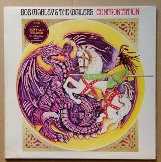 Bob Marley & The Wailers Confrontation Rare 1983 Aust Oz Promo Gatefold Album