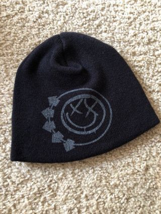 Blink 182 Untitled 5 Arrow Logo Beanie Very Rare Limited Edition Dolla Bill Tour