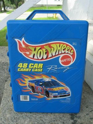 Rare Hot Wheels 1999 48 Plastic Car Carrying Case Mattel Tara Toys Vguc Usa