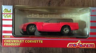 Majorette Chevrolet Corvette Roadster Diecast Model Car 1/24 Rare Hot Pink