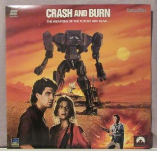 Crash And Burn Laserdisc Full Moon Megan Ward Rare
