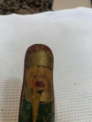 Vintage Soviet Union nesting doll Extremely Rare Set of 3 Wise Men 6