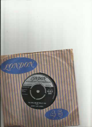 Rare Jerry Lee Lewis Single On London