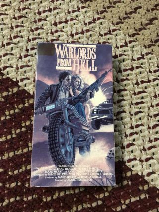 Warlords From Hell Vhs Rare Horror Post Apocalyptic Not On Dvd Obscure Sci Fi