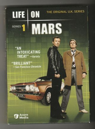Life On Mars - Series 1 Dvd Box Set U.  K.  Series Acorn Media Rare Oop