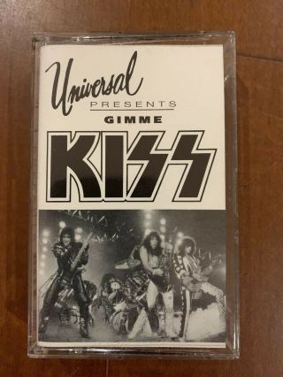 Universal Presents Gimme Kiss Cassette Tape,  Very Rare Promotional Item