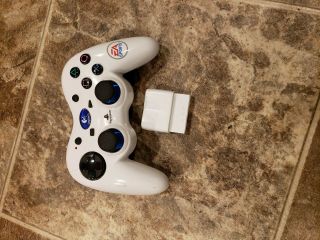 Ea Sports Wireless Ps2 Controller White With Adapter Rare
