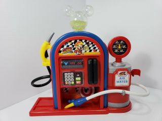 Rare Htf Disney Mickey Mouse And The Roadster Racers Gas Station With Sounds