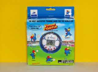 Rare Virtual Footix Electronic Lcd Game France 98 World Cup By Sera