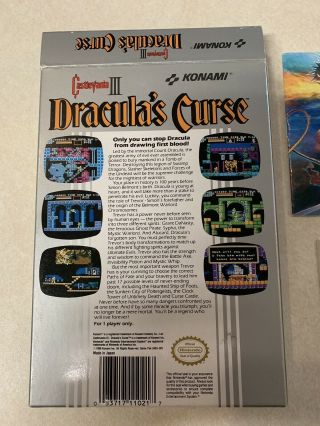 Castlevania III Dracula’s Curse Nintendo NES / CIB Complete / Rare Insert 5