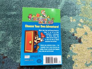 MARIO ADVANCE Choose Your Own Adventure Book 2001 RARE Nintendo VERY GOOD 2
