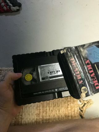 LOVE ME DEADLY HORROR SOV SLASHER RARE OOP VHS BIG BOX SLIP 5