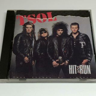 Tsol Hit And Run Cd True Sounds Of Liberty 1987 Oop Rare Heavy Metal Glam Rock