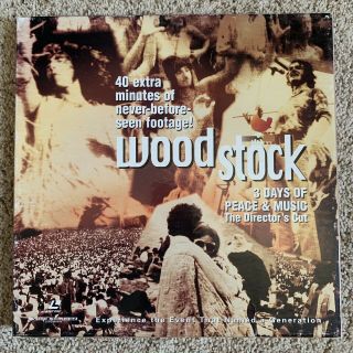 Woodstock Box Set Laserdisc - Very Rare
